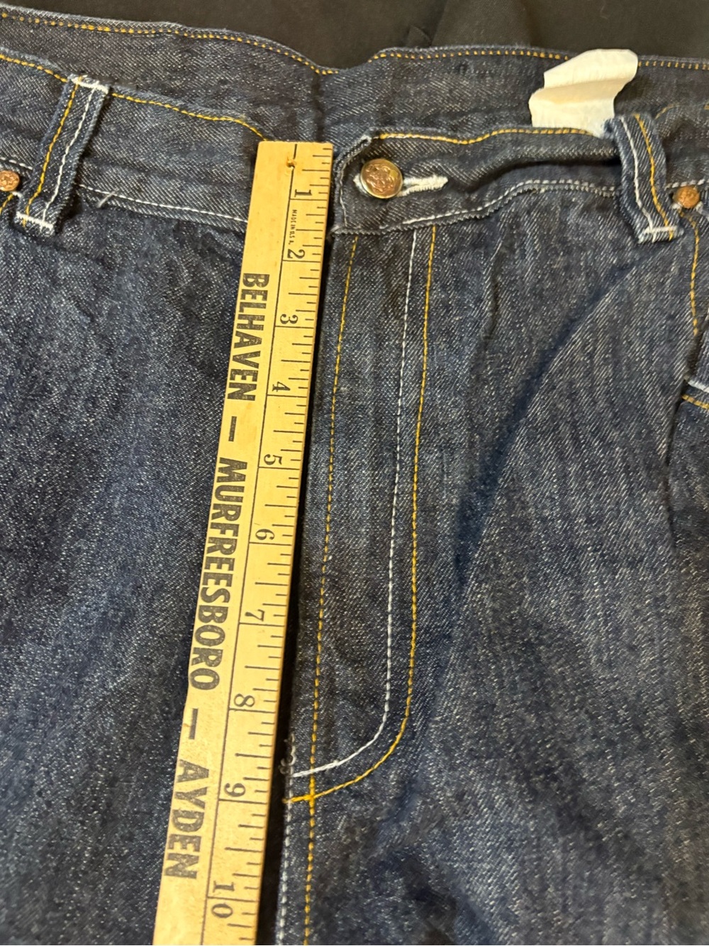 Vintage EVISU Genes Y2K Baggy Jeans White Seagull Size 40 - Picture 7 of 15